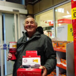 Tony collecting for Farleigh Hospice