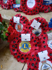 Our wreath with the others