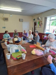 Knit and natter session