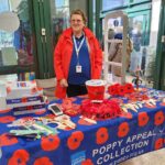 Robyn at Poppy Appeal stall