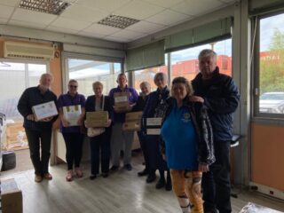Medico group photo - Pascale Grieve , Richard and Jackie Williams, Rick and Robyn, Richard and Tina Stannard