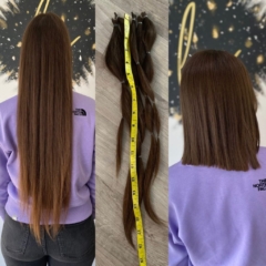 Sarahs hair before and after
