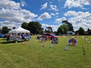 The carnival games and stall