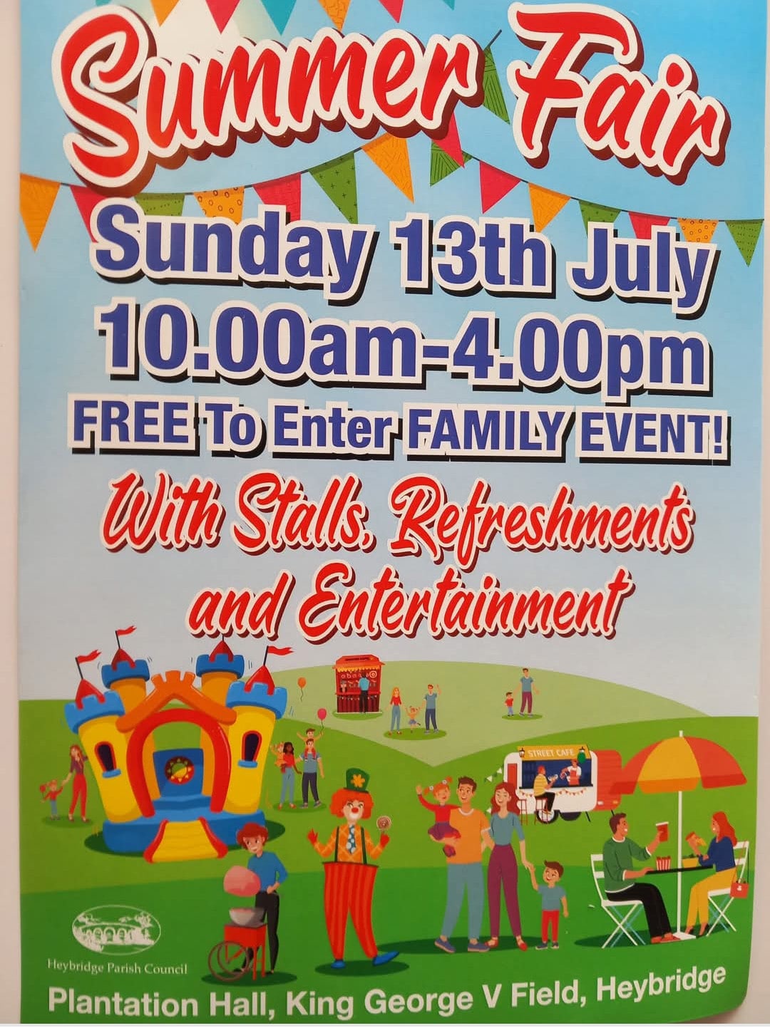 Heybridge Parish Council Summer Fair 13th July 2025