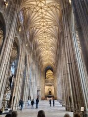Rick on the partners trip to Canterbury Cathedral