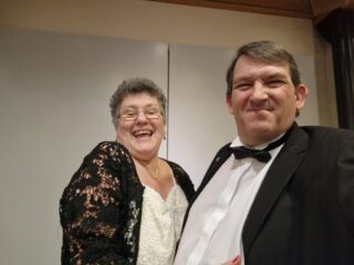Robyn and Rick at the Gala Dinner