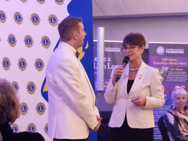 DG Stu with IPIP and LCIF Chair Dr Pati Hill
