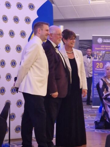 Our good friend Ralph Watson receiving his MJF