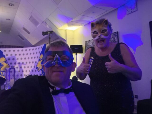 Masked Ball - Rick (Pink Floyd) - Robyn as a Lioness (aftwork by our daughter Kelly)