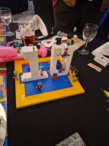 Our Lego table number
