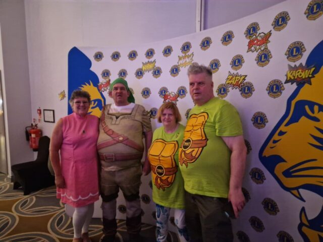 Robyn, Rick, Jackie and PCC Richard Williams