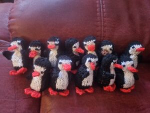knitted Penguins