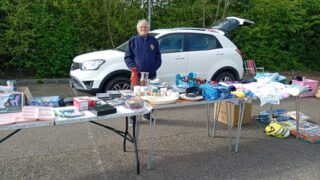 Tony at the Boot Fair
