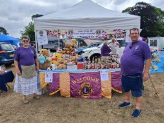 Robyn, Rick and Moira at the stall