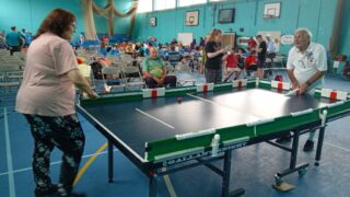 Tony at Table Cricket