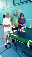 Sandie and Tony at Table Cricket