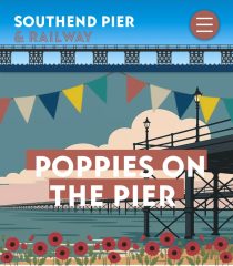 Poppies on the Pier poster