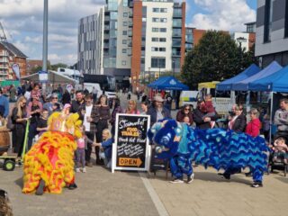Chinese dancing dragons Chinese dancing dragons