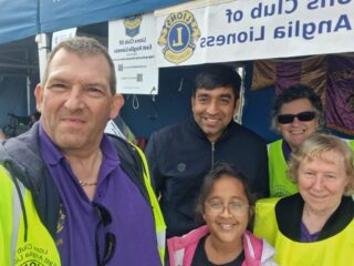 Angela, Robyn and Rick meeting a LEO from India Angela, Robyn and Rick meeting a LEO from India