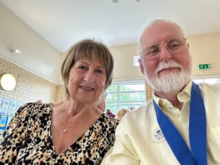 Jan and Ralph Watson from Rugby Heritige Lions