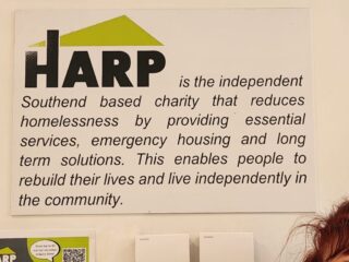 HARP information board at their entrance HARP information board at their entrance