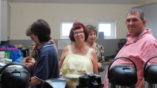 Robyn, Louisa, Jan from Rugby Heritige Lions, Sandie and Rick Robyn, Louisa, Jan from Rugby Heritige Lions, Sandie and Rick