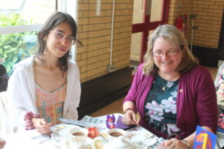 Yagmur from Turkey and Nichola from Swaffham Yagmur from Turkey and Nichola from Swaffham