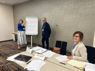 Robyn presenting at the ALLI course