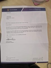 Club Satisfaction 2024-2025 letter