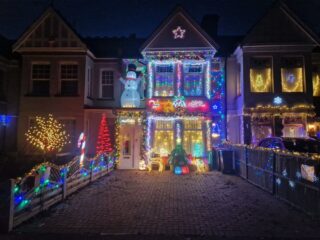 Robyn and Rick decorated their house for Christmas
