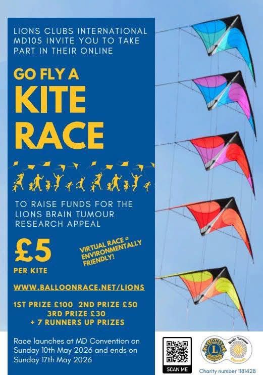 Lions Brain Tumour Research Appeal Kite Race
