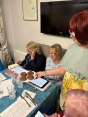 Sandie serving Marks & Spencer - Chocolate Digestive ice cream sandwich